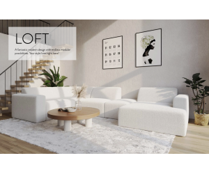 Sofa LOFT (Kampinis)(Modulinis) Sofa LOFT (Kampinis)(Modulinis)